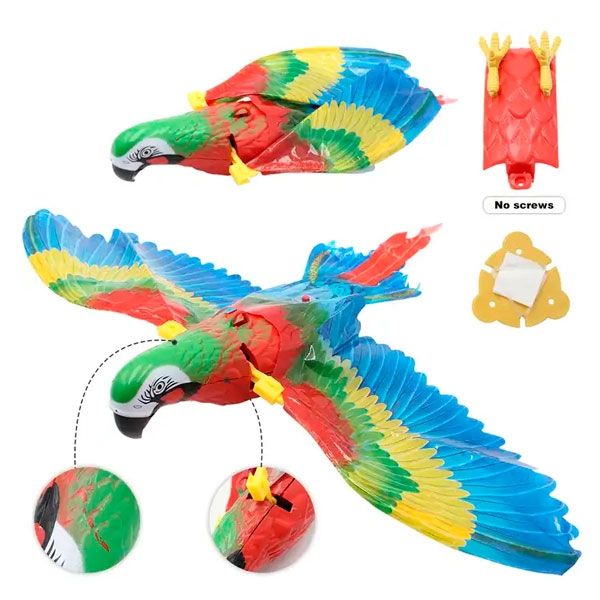 Іграшка для котів Папуга, 23х42 см 