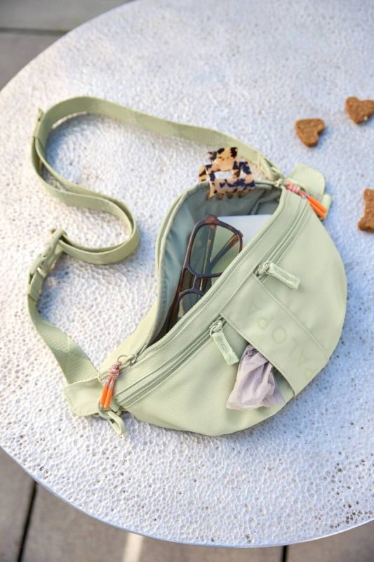 Поясна сумка-бананка для ласощів та аксесуарів собак Palopa Emma Хакі