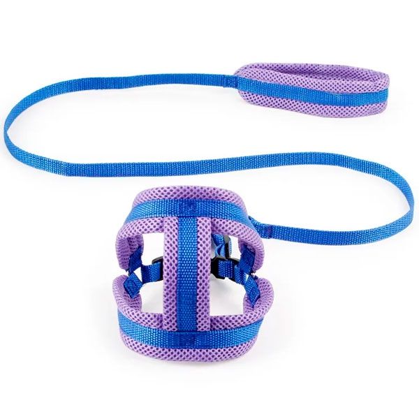 Комплект майка-сітка та повідець (26-60 90 см) салатова 