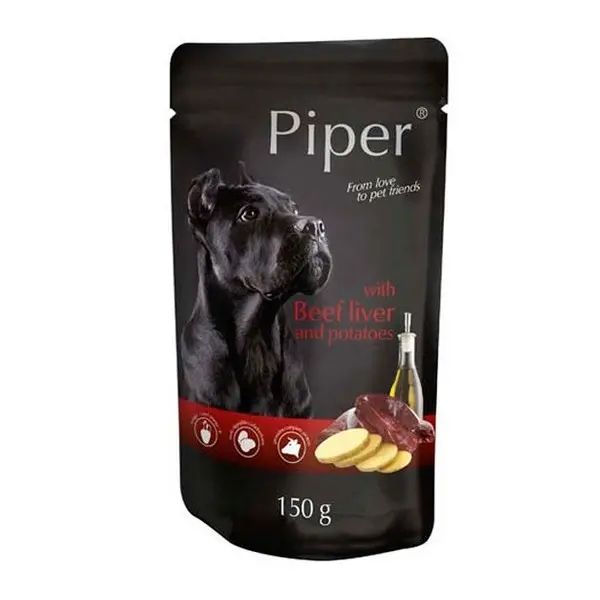 Dolina Notice Piper Dog яловича печінка і картопля 150г 