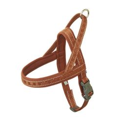 Пом'якшена шлея для собак Hurtta Casual harness ECO 45-55 Коричневий