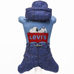 Левіс комбінезон для собак хлопчиків на силіконі S