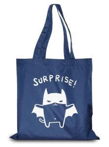 Екосумка кіт Бетмен 40х38 см синя 