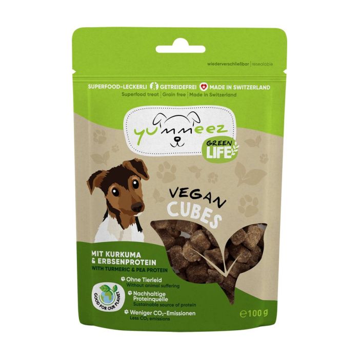 Веганські ласощі для собак Yummeez Green Life для будь-якого віку 100 г