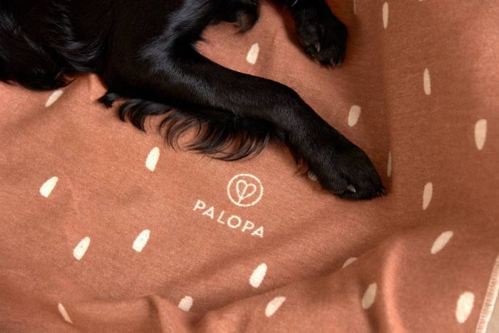 Плед для собак Palopa Ida Помаранчево-білий М