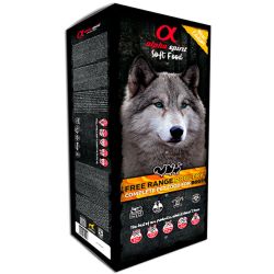 Напіввологий корм для собак Alpha Spirit Semimoist Free Range Poultry з мяса птиці, 9 кг 