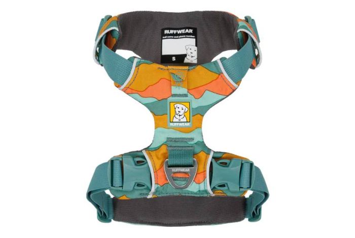Повсякденна шлейка для собак Ruffwear Front Range® XS 43-56 см Бірюзово-жовтогарячий