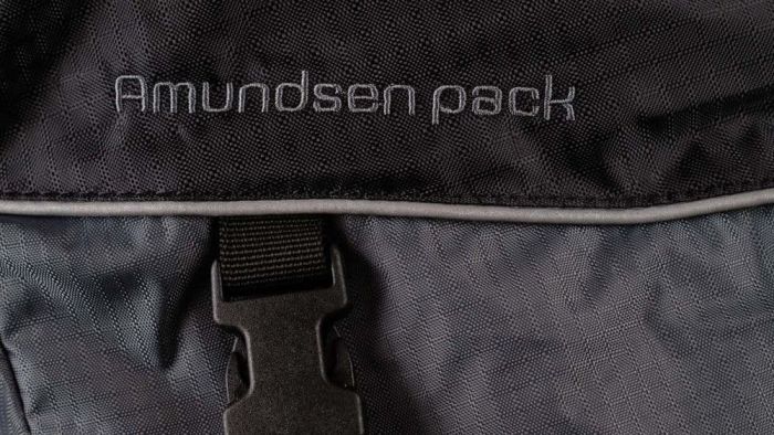 Рюкзак для собак Amundsen pack Non-stop dogwear Чорний/Сірий S