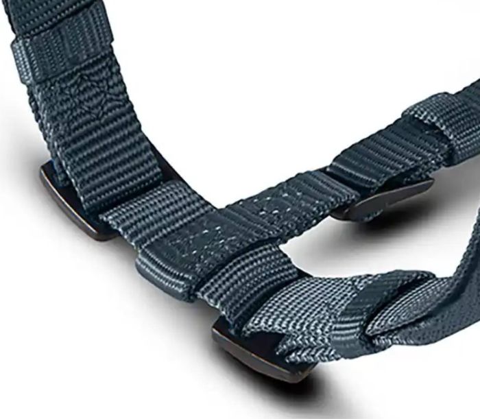 Анатомічна шлейка для собак Wolters Professional S 30-40 см / 10 мм Графіт