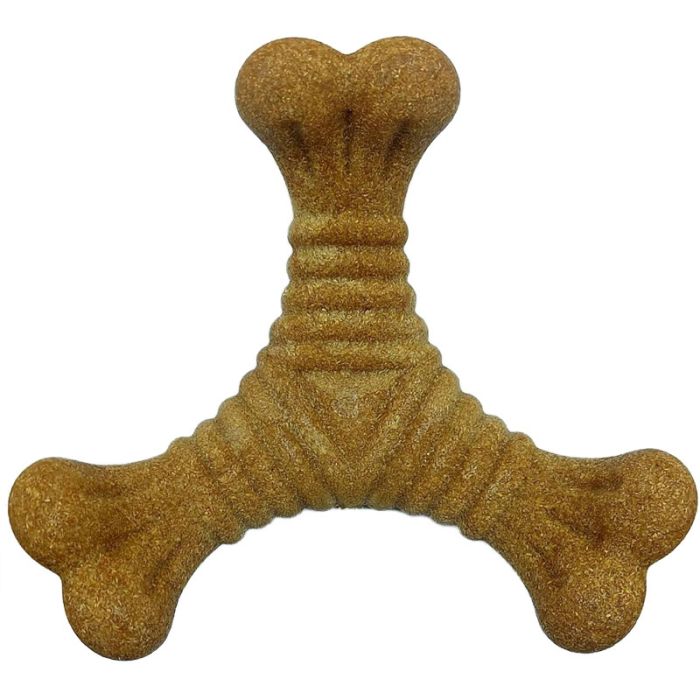 Кісточка для собак бамбук 12х17 см дентал 8549