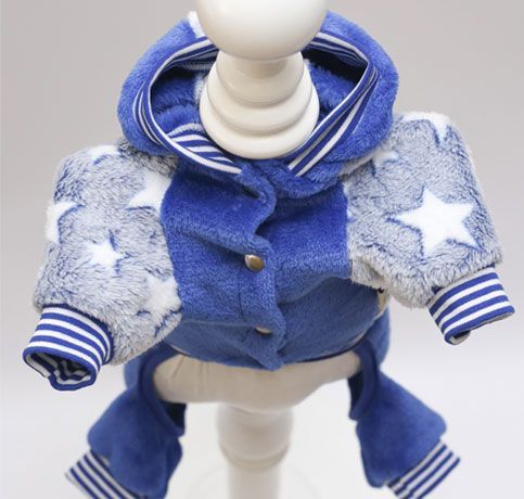 Зірка комбінезон для собак хлопчиків махра S1