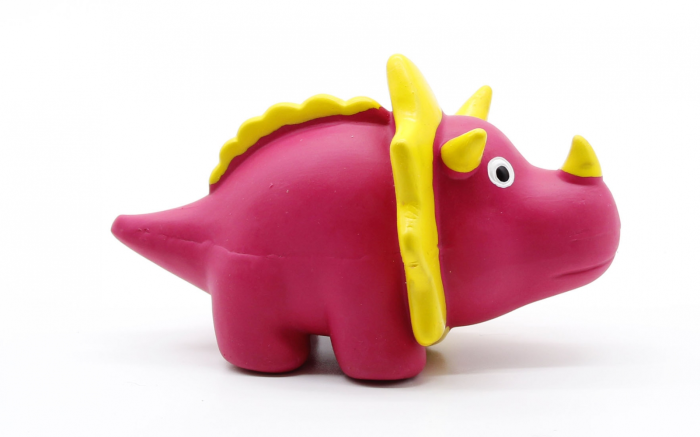 Динозаврик латексний 14 см, PH-259 Рожевий