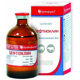 Цефтіоклін-антибіотик для тварин 100 мл Цефтиоклин 100мл