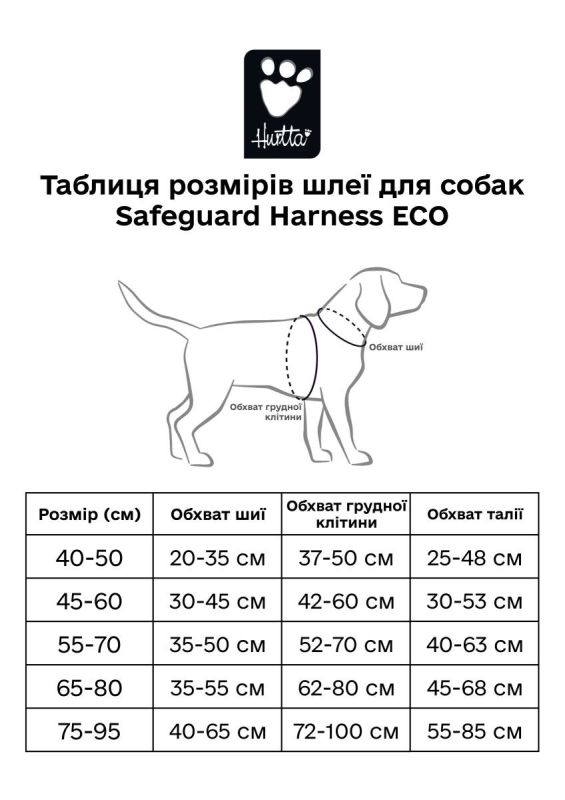 Шлейка для собак Hurtta Safeguard Harness ECO Червоний 75-95