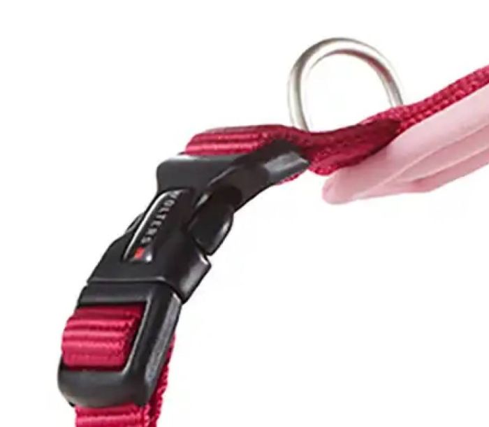 Шлейка для собак пом'якшена Wolters Professional Comfort -1 27-32 см / 15 мм Малиновий