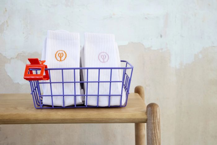 Шкарпетки для власників собак Palopa Tennis Socks Logo Жовтий/Бежевий/Рожевий 3 пари 35-40