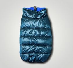 Лісабон жилет для собак Dog Love двосторонній синій темно-зелений L