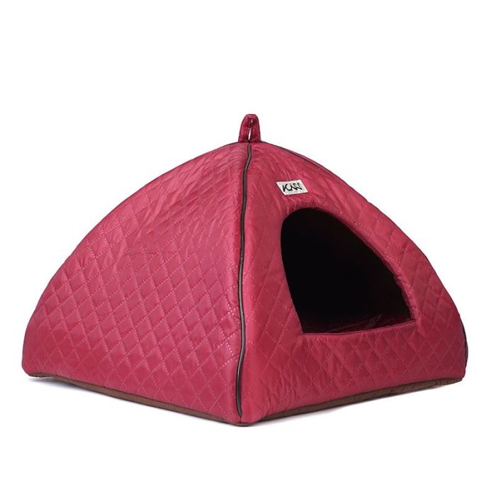 Будиночок для тварин Юрта 0 паянка з ребрами жорсткості 323535 см Бордо