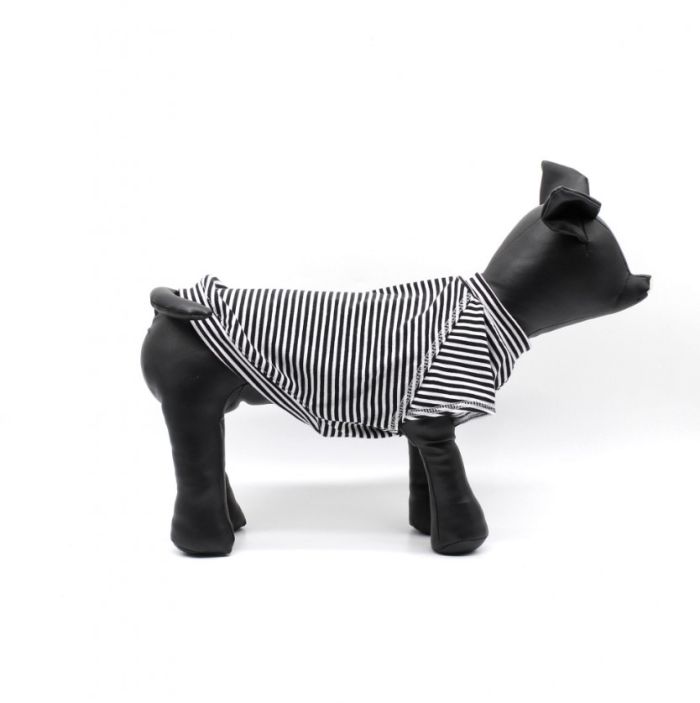 Футболка Смужка чорна 3 