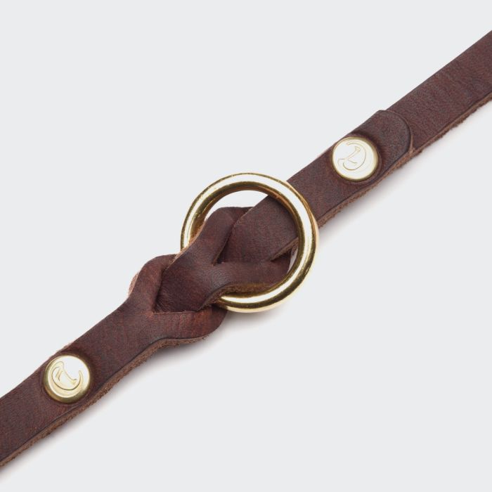 Повідець для собак Cloud7 Riverside Park 225 см / 1 см Коричневий S