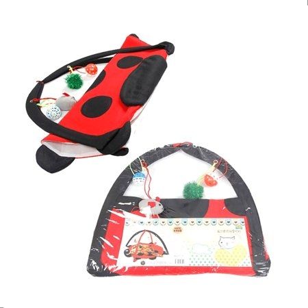 Ігровий розвиваючий килимок з іграшками для кішок 555535 см 