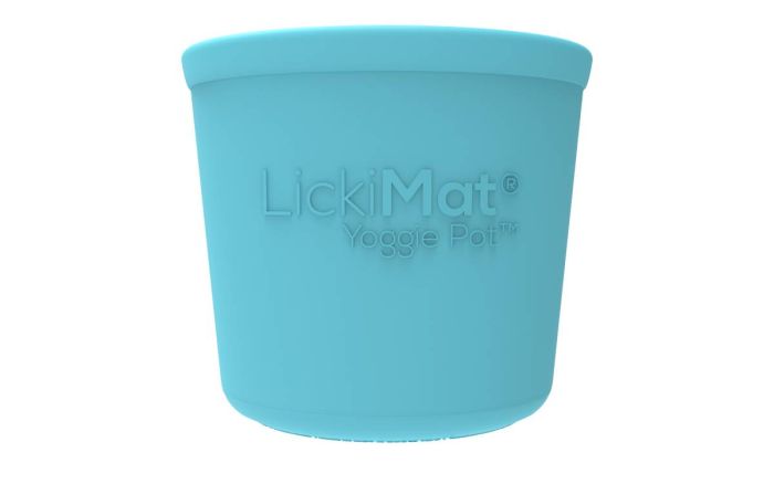 Миска повільного годування собак LickiMat Yoggie Pot Turquoise