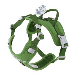 Шлейка пом'якшена для собак Hurtta Weekend Warrior Harness II ECO Зелений 75-100