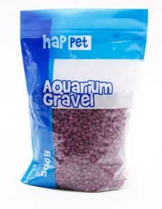 Гравій для акваріума 0,3 см  0,5 кг Флуоресцентний фіолетовий