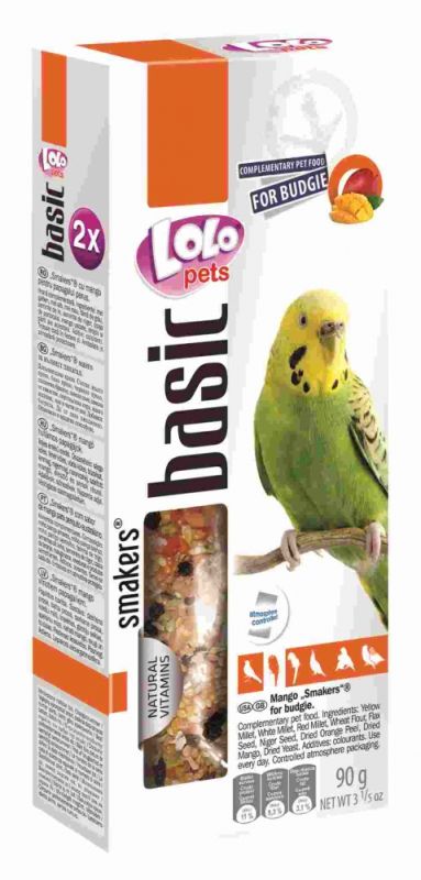 Колосок для хвилястих папуг з манго Lolo Pets 2шт