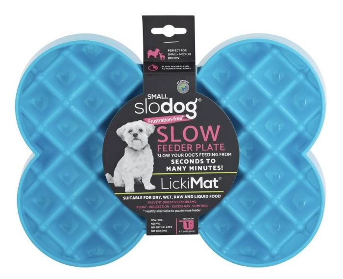 Миска слоуфідер для маленьких собак LickiMat Small Slodog Turquoise