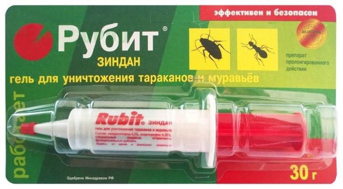 Зіндан Гель-шприц проти тарганів і мурах 30 г 