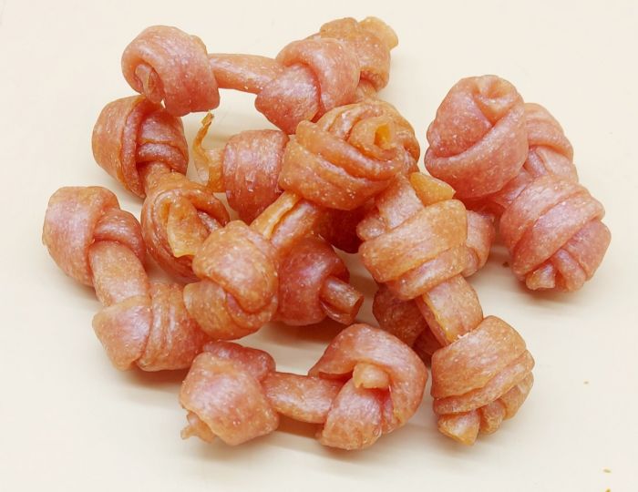 Гантель з мясом курки 200гр 6см РМ045 