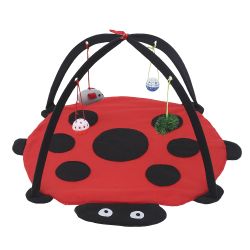 Ігровий розвиваючий килимок з іграшками для кішок 555535 см 