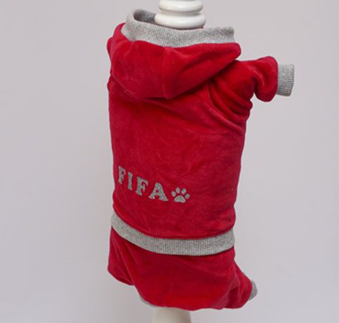ФІФА комбінезон для собак дівчаток велюр XXS