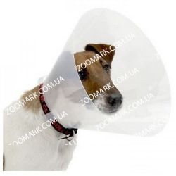 Пластиковий комір для тварин S-15 см Висота 31-38 см