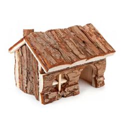Деревяний будинок для гризунів, 19х14х10 см 