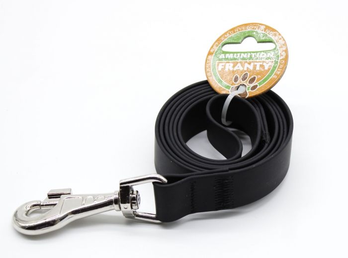 Повідець Franty Сяйво біотан Чорний 25 мм  1,2 м. Чорний