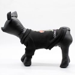 Світшот Кіт-боксер поліестер на флісі чорний, L L