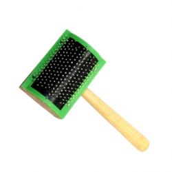 Пуходерка Україна деревяна з напиленням 214. Гекко