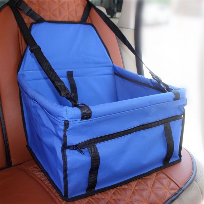 Автокрісло для тварин з каркасом 40х33х25 см Синій