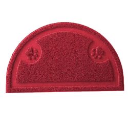 Килимок часточка з лапками 3660см Червоний