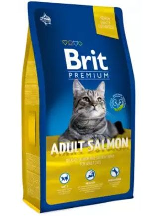 Brit Premium Cat Adult Salmon з лососем 1,5 кг