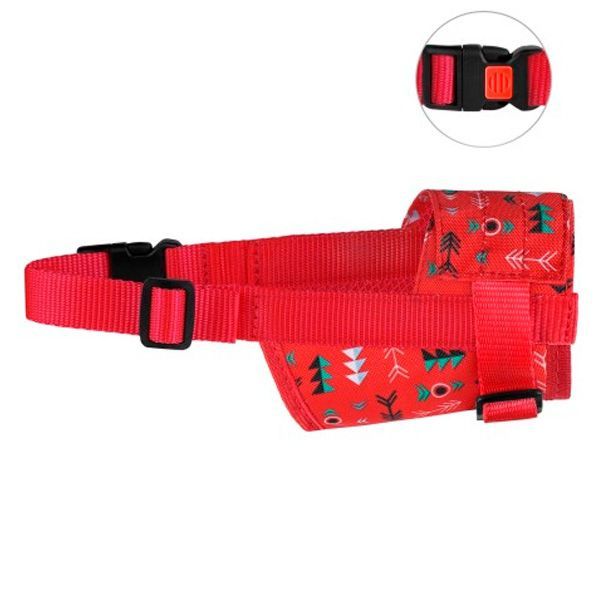 Намордник нейлоновий з регулюванням для ротвейлерів, сенбернарів, Кане-корсо 3 (а:25-34см) орнамент інки 