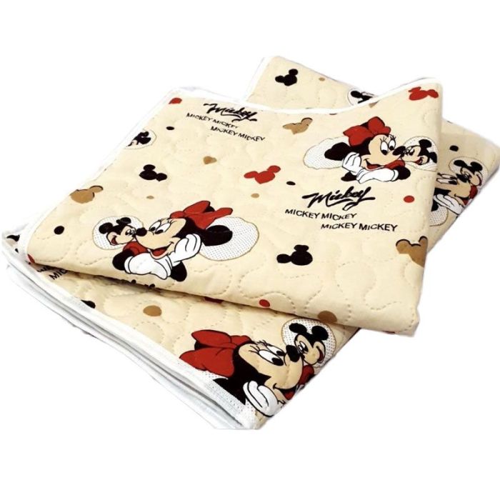 Пелюшка багаторазова Міккі Бежева 70х120 см