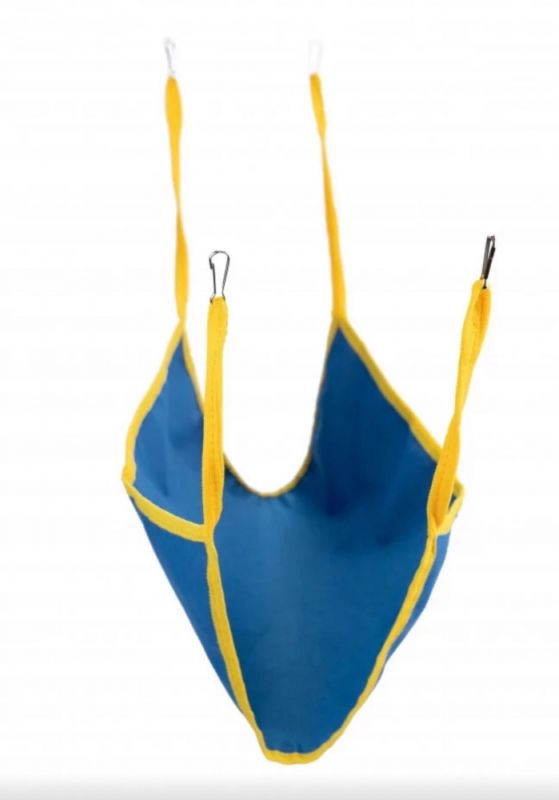 Гамак для гризунів з бязі, розмір 4040 см синій