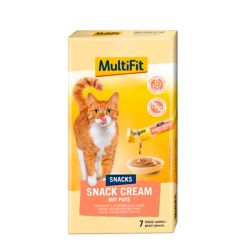 Вершкові ласощі MultiFit з індичкою, 7х15 г 