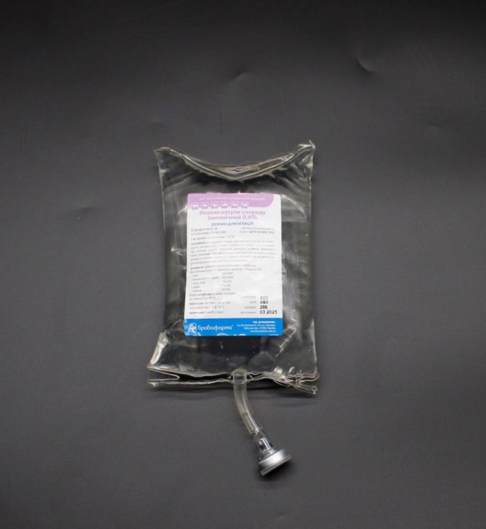 Натрію хлориду розчин-дезінтоксикаційне 400 мл