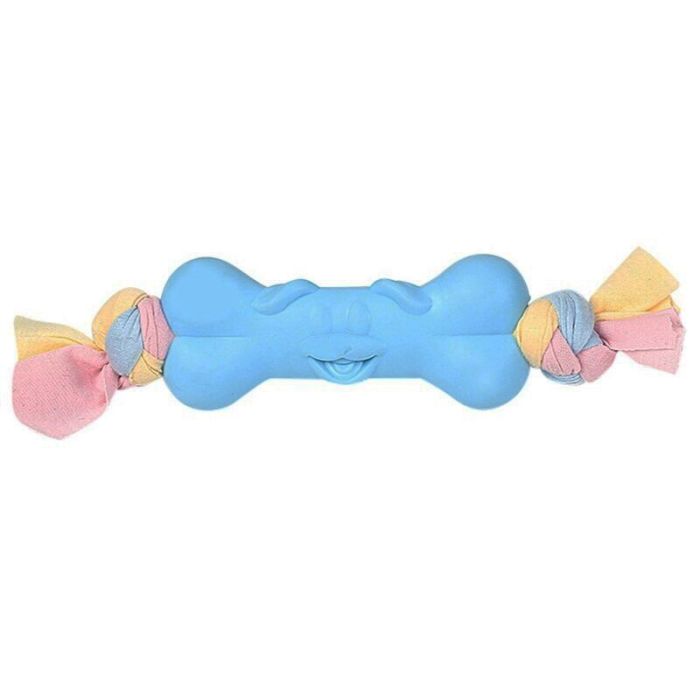 Кістка-звірятко іграшка для собак з бавовняними елементами 28 см 