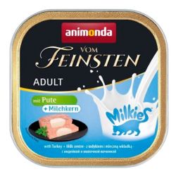 Animonda Vom Feinsten вологий корм для кішок з індичкою та молочною начинкою 100 г 