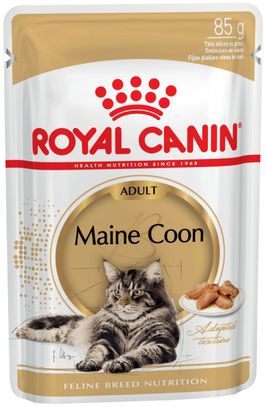 Royal Canin Mainecoon Adult (Роял Канін) для кішок породи мейн-кун у віці старше 15 місяців 85 г Акція 3+1